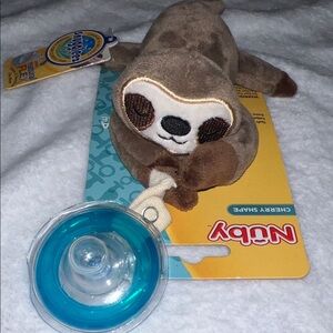 🩷5/$25 Brown Sloth Pacifier snuggleez